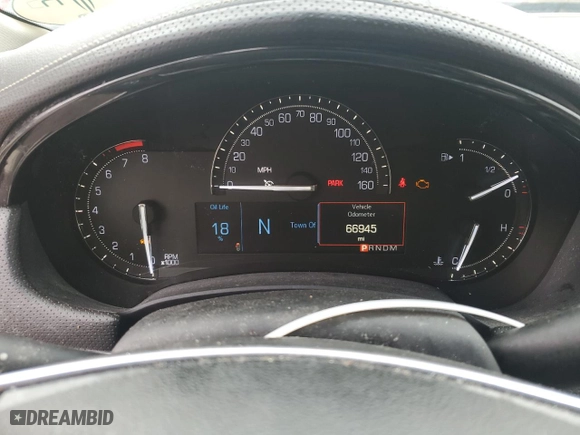 2018 Cadillac XTS Luxury with VIN 2G61N5S33J9119407, listed as a Copart auction lot 49031455 with 66,945 mi miles and Salvage Title. Bid and sale history available at carsss.com. Image 9.