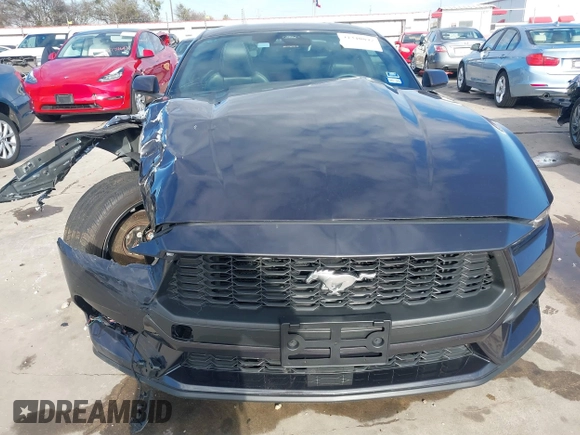 2024 Ford Mustang EcoBoost with VIN 1FA6P8TH0R5118562, listed as a IAAI auction lot 41340897 with 3,155 mi miles. Bid and sale history available at carsss.com. Image 13.