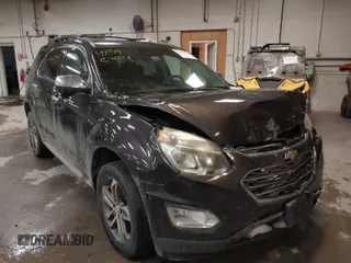 2016 Chevrolet Equinox LTZ with VIN 2GNFLGE35G6120379, listed as a IAAI auction lot 41595354 with 112,413 mi miles. Bid and sale history available at carsss.com. Image 1.
