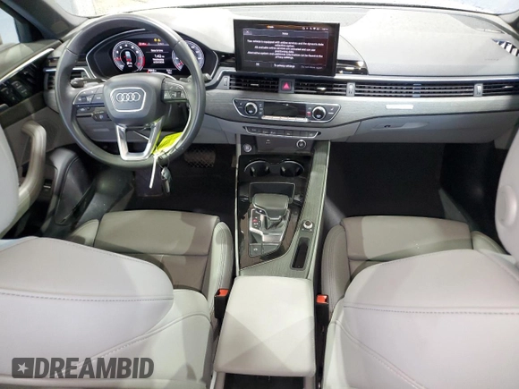 2023 Audi A4 S line Premium Plus with VIN WAUEAAF43PN020319, listed as a Copart auction lot 54389645 with 36,942 mi miles and Clean Title. Bid and sale history available at DreamBid. Image 8.