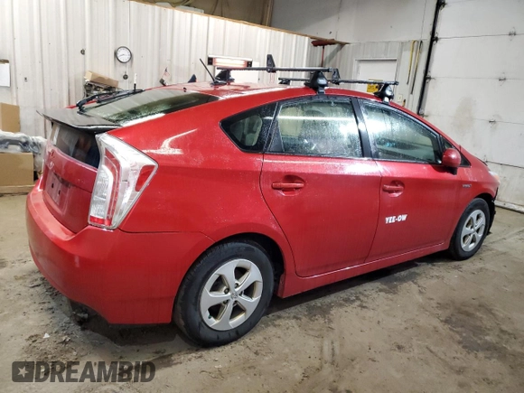 2013 Toyota Prius One with VIN JTDKN3DU5D5702946, listed as a Copart auction lot 49861965 with 189,145 mi miles and Salvage Title. Bid and sale history available at carsss.com. Image 3.