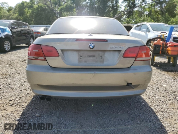 2007 BMW 3 Series 328i with VIN WBAWL13587PX16707, listed as a Copart auction lot 56880265 with 227,745 mi miles and Salvage title. Bid and sale history available at DreamBid. Image 6.