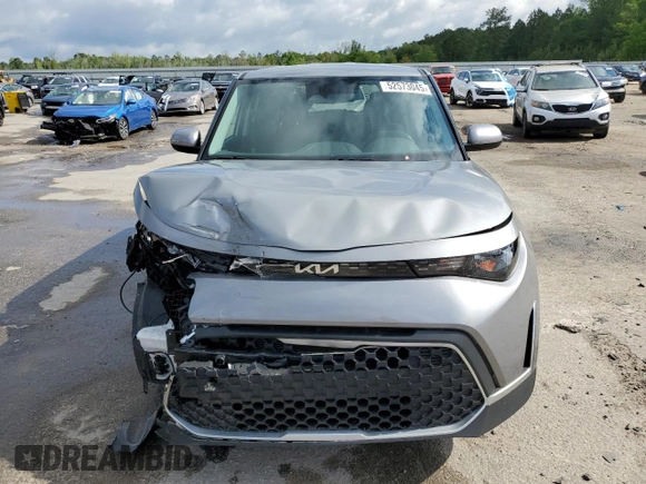 2023 Kia Soul LX with VIN KNDJ23AUXP7867800, listed as a Copart auction lot 52573045 with 10,722 mi miles and Salvage Title. Bid and sale history available at DreamBid. Image 5.