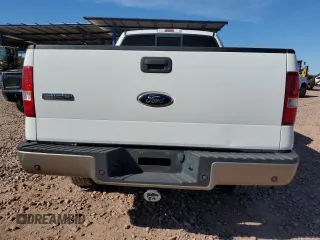 2006 Ford F-150 XLT with VIN 1FTPW14V76KC21097, listed as a Copart auction lot 50656855 with 152,631 mi miles and Salvage Title. Bid and sale history available at carsss.com. Image 6.