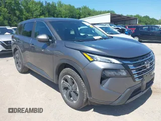 2024 Nissan Rogue SV with VIN 5N1BT3BA5RC716116, listed as a IAAI auction lot 42075771 with 27,714 mi miles and . Bid and sale history available at carsss.com. Image 1.