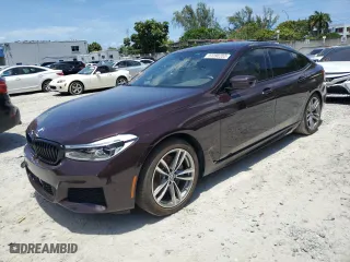 2019 BMW 6 Series 640i xDrive with VIN WBAJV6C56KBK08775, listed as a Copart auction lot 51290203 with 45,642 mi miles. Bid and sale history available at carsss.com. Image 1.