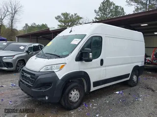 2023 Ram ProMaster Cargo Van with VIN 3C6LRVBG1PE547927, listed as a IAAI auction lot 41900633 with 25,030 mi miles. Bid and sale history available at carsss.com. Image 18.