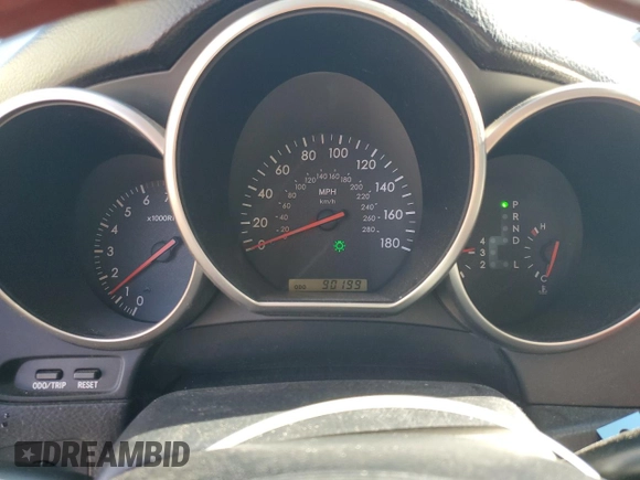 2003 Lexus SC 430 with VIN JTHFN48Y530046536, listed as a Copart auction lot 62746945 with 90,199 mi miles and Salvage title. Bid and sale history available at DreamBid. Image 9.