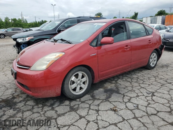 2008 Toyota Prius with VIN JTDKB20U987714469, listed as a Copart auction lot 44491835 with 0 mi miles and Non Repairable. Bid and sale history available at carsss.com. Image 1.