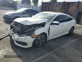 2016 Honda Civic EX-T with VIN 2HGFC1F3XGH656707, listed as a Copart auction lot 58848595 with 85,389 mi miles and Salvage title. Bid and sale history available at DreamBid. Image 1.