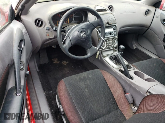 2001 Toyota Celica GT with VIN JTDDR32T210087708, listed as a Copart auction lot 53584065 with 192,261 mi miles and Clean title. Bid and sale history available at DreamBid. Image 8.