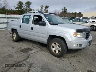 2009 Honda Ridgeline RT with VIN 2HJYK16259H501398, listed as a Copart auction lot 49847775 with 197,703 mi miles and Salvage title. Bid and sale history available at DreamBid. Image 4.