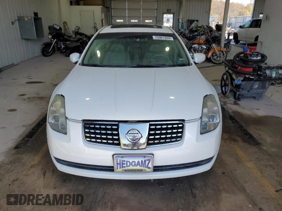 2005 Nissan Maxima 3.5 SL with VIN 1N4BA41E15C850688, listed as a Copart auction lot 75901264 with 50,045 mi miles and Salvage Title. Bid and sale history available at carsss.com. Image 5.
