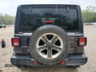 2020 Jeep Wrangler Unlimited Sahara with VIN 1C4HJXEN2LW149623, listed as a Copart auction lot 50906705 with 71,919 mi miles and Salvage title. Bid and sale history available at DreamBid. Image 6.