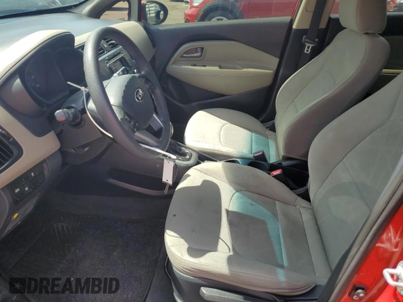 2014 Kia Rio LX with VIN KNADM4A33E6326527, listed as a Copart auction lot 56216215 with 98,340 mi miles and Clean Title. Bid and sale history available at DreamBid. Image 7.