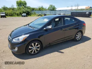 2014 Hyundai Accent GLS with VIN KMHCU4AE3EU751916, listed as a Copart auction lot 65700645 with 127,278 mi miles and Clean title. Bid and sale history available at DreamBid. Image 1.