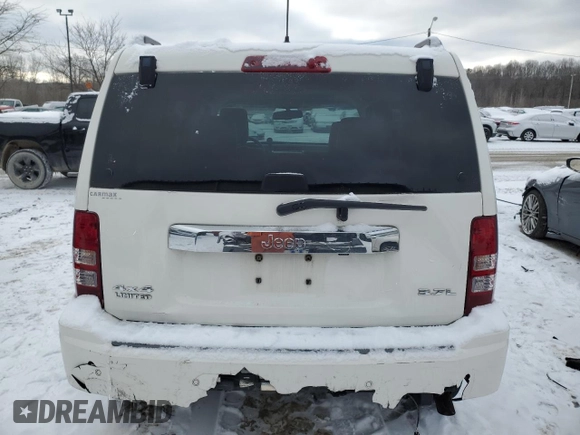 2008 Jeep Liberty Limited with VIN 1J8GN58K78W186575, listed as a Copart auction lot 45982345 with 139,813 mi miles and Salvage Title. Bid and sale history available at DreamBid. Image 6.