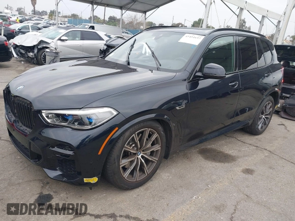 2022 BMW X5 xDrive45e with VIN 5UXTA6C08N9L09645, listed as a IAAI auction lot 41454157 with 31,149 mi miles. Bid and sale history available at carsss.com. Image 18.