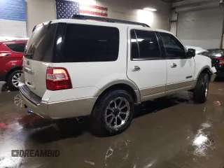 2008 Ford Expedition Eddie Bauer with VIN 1FMFU18518LA43000, listed as a Copart auction lot 49407645 with 108,053 mi miles and Salvage title. Bid and sale history available at DreamBid. Image 3.