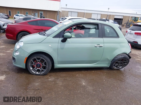 2015 FIAT 500 Sport z VIN 3C3CFFBR5FT663509, wystawiony jako IAAI lot #42117175 z przebiegiem 81 358 mil mil oraz . Historia ofert i sprzedaży dostępna na DreamBid. Obrazek 15.