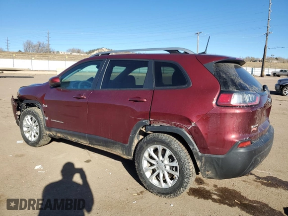 2021 Jeep Cherokee Latitude with VIN 1C4PJMCB3MD183344, listed as a Copart auction lot 88596035 with 28,201 mi miles and Salvage title. Bid and sale history available at DreamBid. Image 2.