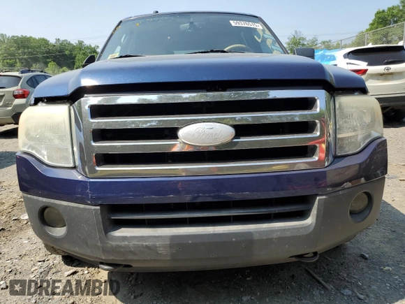 2007 Ford Expedition Max XLT with VIN 1FMFK16527LA33857, listed as a Copart auction lot 59376515 with 262,960 mi miles and Salvage title. Bid and sale history available at DreamBid. Image 5.