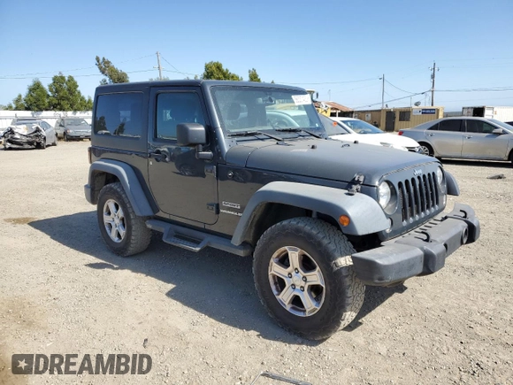 2017 Jeep Wrangler Willys Wheeler with VIN 1C4AJWAG6HL502148, listed as a Copart auction lot 56337435 with 183,552 mi miles and Clean title. Bid and sale history available at DreamBid. Image 4.