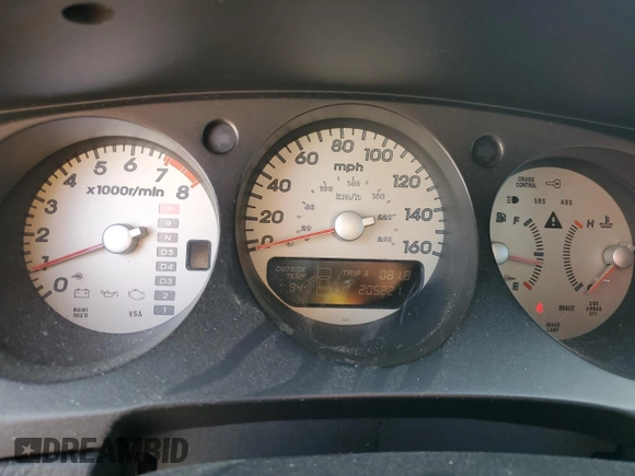 2003 Acura TL Type S with VIN 19UUA56843A011222, listed as a Copart auction lot 49845805 with 205,221 mi miles and Salvage Title. Bid and sale history available at carsss.com. Image 9.