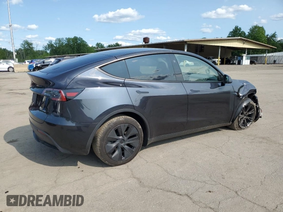 2024 Tesla Model Y Long Range z VIN 7SAYGDEE9RF186388, wystawiony jako Copart lot #58471595 z przebiegiem 23 185 mil mil oraz Szkoda całkowita • Salvage title. Historia ofert i sprzedaży dostępna na DreamBid. Obrazek 3.
