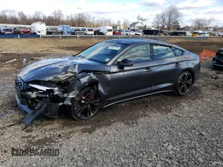 2023 Audi S5 Sportback Premium Plus z VIN WAUC4CF51PA066466, wystawiony jako Copart lot #43323735 z przebiegiem Nie podano mil oraz Szkoda całkowita • Salvage title. Historia ofert i sprzedaży dostępna na DreamBid. Obrazek 1.