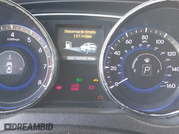 2014 Hyundai Sonata Limited with VIN 5NPEC4AB9EH834587, listed as a IAAI auction lot 41751055 with 193,959 mi miles and . Bid and sale history available at DreamBid. Image 7.