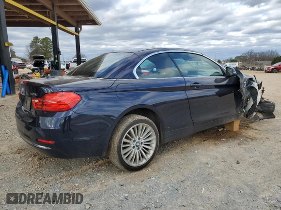 2015 BMW 4 Series 428i xDrive with VIN WBA3T1C51FP820182, listed as a Copart auction lot 87209154 with 98,362 mi miles and Clean Title. Bid and sale history available at carsss.com. Image 3.