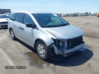 2013 Honda Odyssey LX z VIN 5FNRL5H20DB062846, wystawiony jako IAAI lot #42286076 z przebiegiem 66 428 mil mil oraz . Historia ofert i sprzedaży dostępna na DreamBid. Obrazek 1.