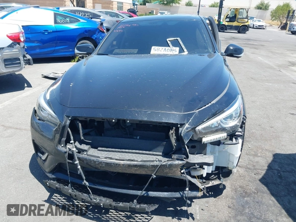 2021 Infiniti Q50 Luxe with VIN JN1EV7BP2MM707502, listed as a IAAI auction lot 42315854 with Not provided miles and . Bid and sale history available at DreamBid. Image 12.