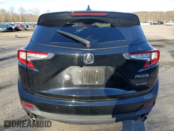 2020 Acura RDX w/Technology Pkg with VIN 5J8TC2H56LL031404, listed as a Copart auction lot 44340014 with 24,018 mi miles. Bid and sale history available at carsss.com. Image 6.