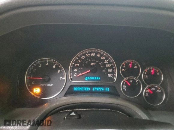 2003 GMC Envoy SLT с VIN 1GKET16S736148082, выставлен на аукционе Copart как лот 53889665 с пробегом 179 774 миль миль и Чистый • Clean title. История ставок и продаж доступна на DreamBid. Изображение 9.