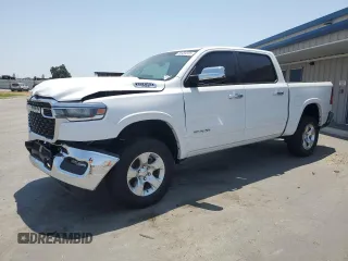 2025 Ram 1500 Big Horn with VIN 1C6SRFFPXSN545447, listed as a Copart auction lot 59434335 with 10,218 mi miles and Salvage title. Bid and sale history available at DreamBid. Image 1.