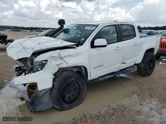 2021 Chevrolet Colorado 4WD ZR2 with VIN 1GCGTEEN0M1108190, listed as a Copart auction lot 54159655 with 64,447 mi miles and Salvage Title. Bid and sale history available at carsss.com. Image 1.