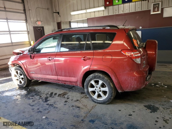 2011 Toyota RAV4 Ltd with VIN 2T3DF4DV1BW122068, listed as a Copart auction lot 45185855 with 0 mi miles and Salvage Title. Bid and sale history available at carsss.com. Image 2.