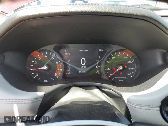 2022 Jeep Compass Limited with VIN 3C4NJDCBXNT159383, listed as a Copart auction lot 62136695 with 59,429 mi miles and Salvage title. Bid and sale history available at DreamBid. Image 9.