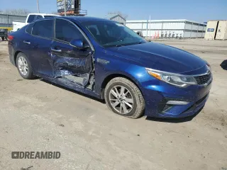 2019 Kia Optima LX with VIN 5XXGT4L33KG277679, listed as a Copart auction lot 48365435 with 124,878 mi miles and Salvage Title. Bid and sale history available at carsss.com. Image 4.