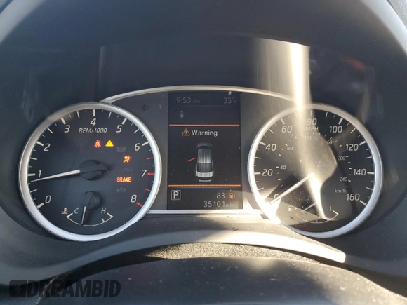 2019 Nissan Sentra SR with VIN 3N1AB7AP4KY399686, listed as a Copart auction lot 86449224 with 35,101 mi miles and Salvage Title. Bid and sale history available at carsss.com. Image 9.