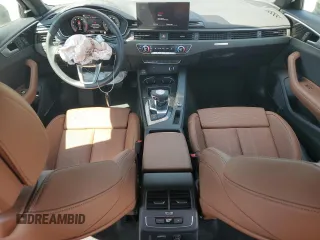 2025 Audi A4 S line Premium Plus with VIN WAUEAAF48SN000964, listed as a Copart auction lot 54632825 with 9,912 mi miles and Salvage Title. Bid and sale history available at DreamBid. Image 8.