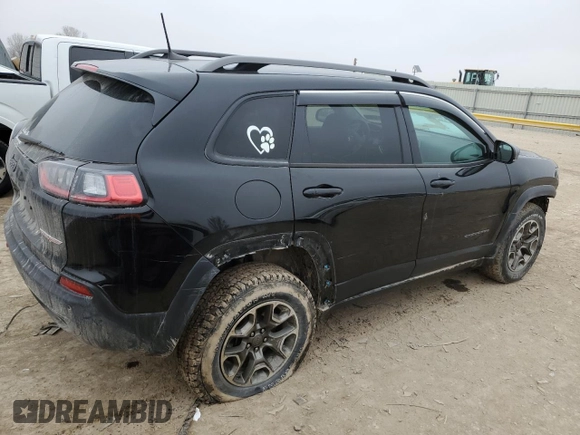 2020 Jeep Cherokee Trailhawk z VIN 1C4PJMBN6LD518073, wystawiony jako Copart lot #43611095 z przebiegiem 39 947 mil mil oraz Szkoda całkowita • Salvage title. Historia ofert i sprzedaży dostępna na DreamBid. Obrazek 3.