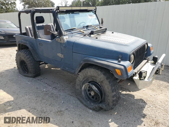 1997 Jeep Wrangler Sport with VIN 1J4FY19S8VP455362, listed as a Copart auction lot 75990644 with 236,347 mi miles and Salvage Title. Bid and sale history available at carsss.com. Image 4.