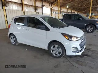 2020 Chevrolet Spark LS with VIN KL8CB6SA3LC474326, listed as a Copart auction lot 53574135 with 30,514 mi miles and Salvage Title. Bid and sale history available at DreamBid. Image 4.