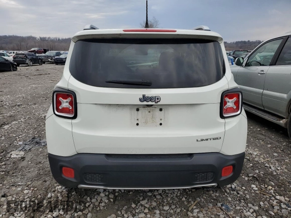 2016 Jeep Renegade Limited with VIN ZACCJADT8GPD70928, listed as a Copart auction lot 86652434 with Not provided miles and Salvage title. Bid and sale history available at DreamBid. Image 6.