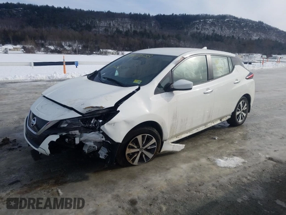 2020 Nissan LEAF z VIN 1N4BZ1BP8LC311473, wystawiony jako Copart lot #39809533 z przebiegiem Nie podano mil oraz . Historia ofert i sprzedaży dostępna na DreamBid. Obrazek 1.