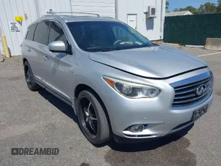 2015 Infiniti QX60 with VIN 5N1AL0MM3FC512220, listed as a IAAI auction lot 42083095 with 124,102 mi miles. Bid and sale history available at carsss.com. Image 1.