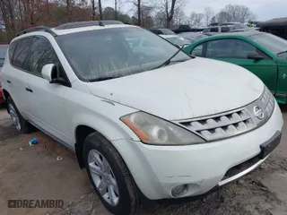 2006 Nissan Murano S with VIN JN8AZ08T66W426049, listed as a IAAI auction lot 41415098 with 215,020 mi miles. Bid and sale history available at carsss.com. Image 1.